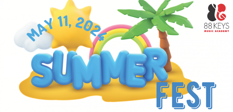 Logo for 88 KEYS MUSIC ACADEMY SUMMER FEST 2024 PROGRAM